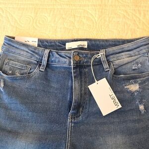 Vervet Victoria High-Rise Stretch Straight Jeans NWT 31